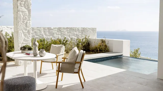 Sea-view terrace, Four Seasons Mykonos